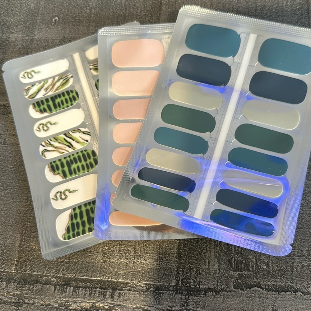 Nail polish Strips - 3 Sets included Brand New